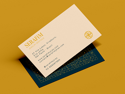 Serafim - Business Card boutique brand branding design jewelry logo logotipo magic logo marcas visual identity