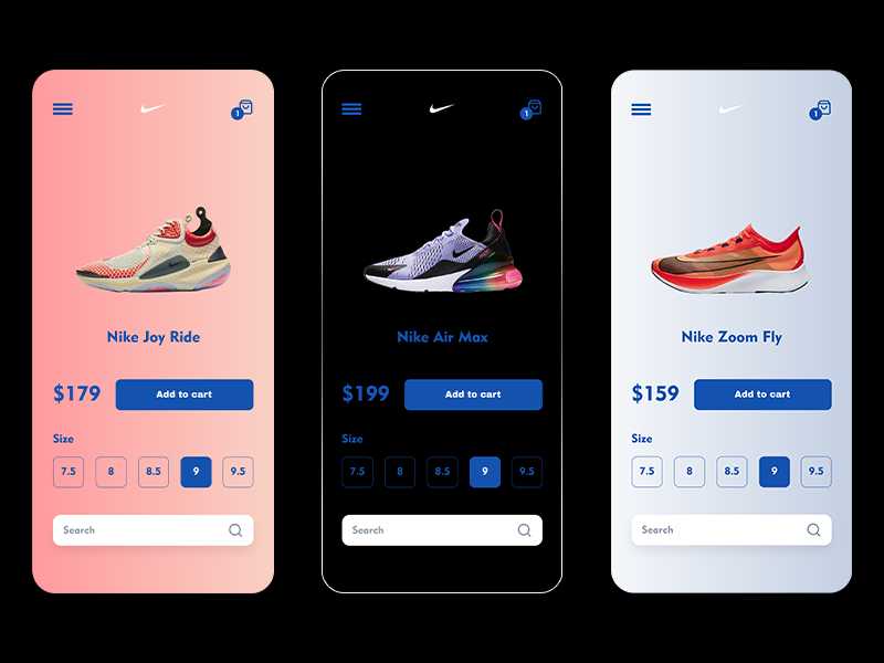 Nike UI/UX by Samer Siam on Dribbble