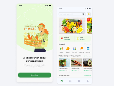 Vegetable App app mobile ui vegatble