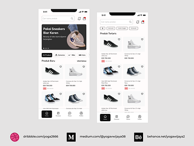 Spokat Store app apps design interface mobile sneaker store ui uiux ux