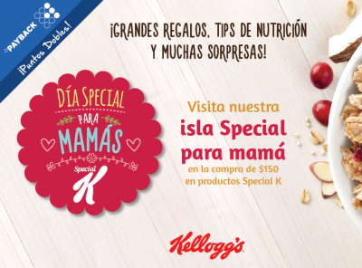 Día de las Madres Special K branding design