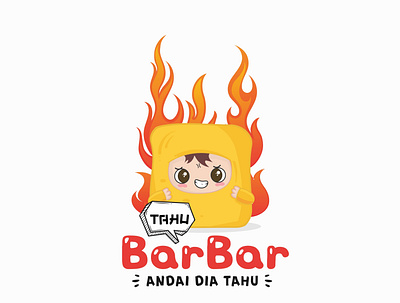 Tahu Barbar Logo branding design graphic design logo