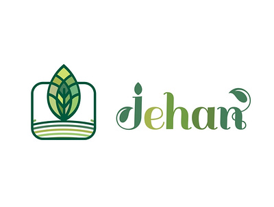 Jehan Tea Logo branding design food graphic design logo tea