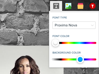 Fella - Slide toolbar