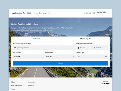 White Label by Rocket Travel: Cars Burn Tiers Funnel design ui ux