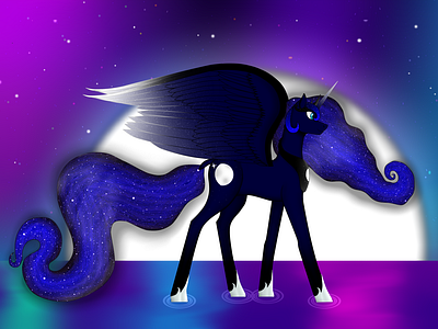 Princess Luna By Alijah Tiger On Dribbble