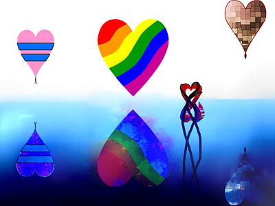 We Need To Rise Above digitalart equality gender heart pride races