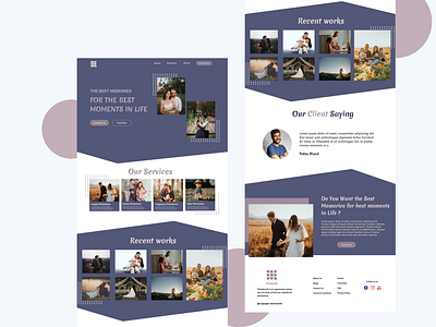 Photobooth landing page by Harshit on Dribbble