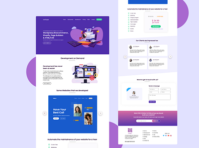 Coding ss landing page design inspiration design inspiration landing page minimal uiux web design