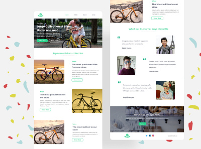 Roar bikes landing page landing page minimal ui uiux ux web design