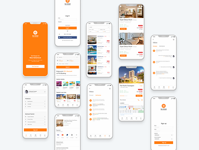 Travel & Hotel Booking Mobile App app app design hotel mobile mobile app travel ui ux