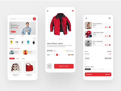 E-commerce Mobile App Design