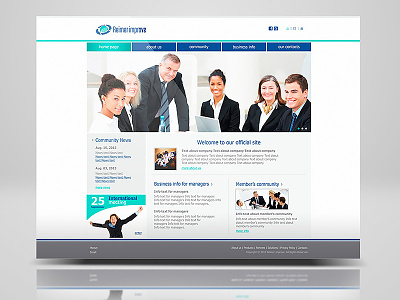 Site for Reimer Improve branding corporatestyle design graphicdesign graphicdesigner identity site sitedesigner web webdesign webdesigner yoursite