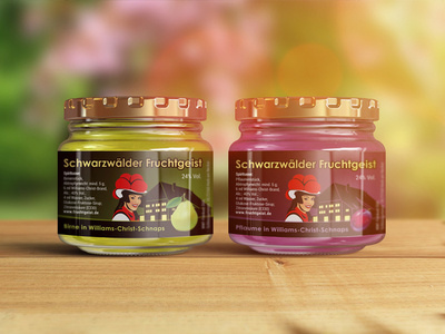 Package Label for Schwarzwälder Fruchtgeist