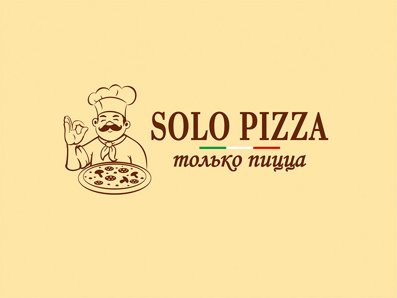 Branding for Solo Pizza branddesigner graphicdesigner logodesigner graphicdesign design corporatestyle brandidentity branding identity logo logodesign