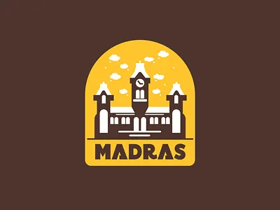 MADRAS. sticker. branding design graphic design icon illustration logo typography vector