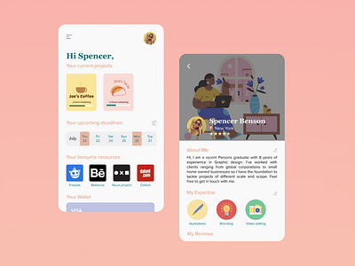 Daily UI - 006 - User Profile appdesign daily ui design figma ui uidesign