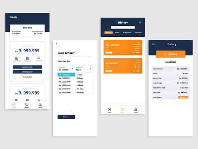 Loan Apps Simple Design apps branding design mobileapps ui ui design uiux uiuxdesign ux uxdesign