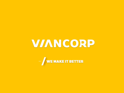 Viancorp Type Logo branding indentity logo logotype script symbol typography
