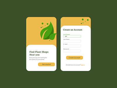 Sign Up Page - DailyUI Day 001