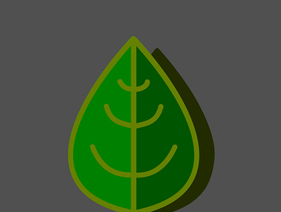green leaf icon school