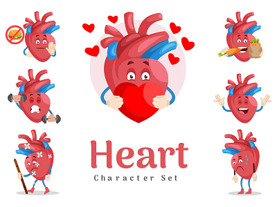 Heart Character Set