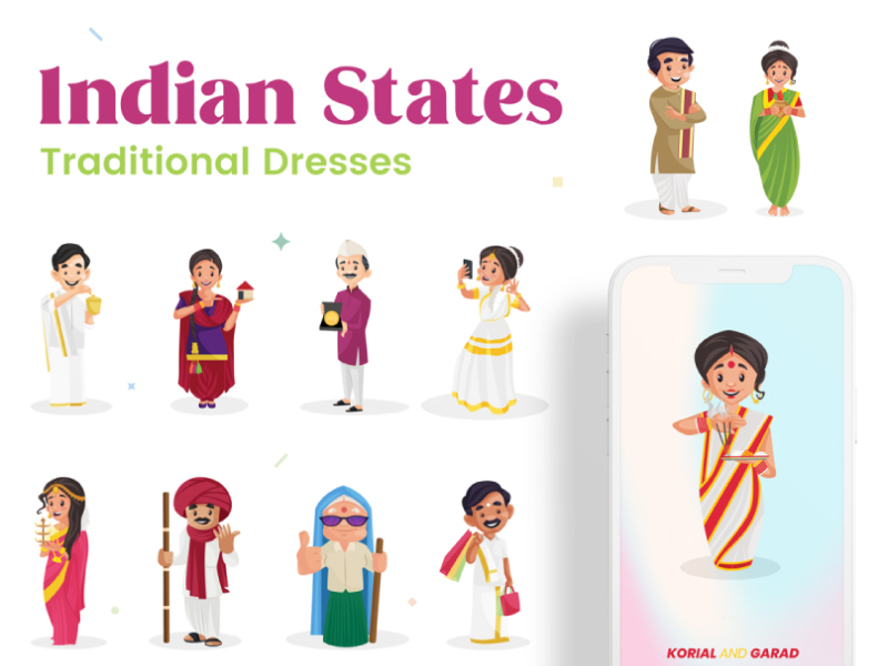 8 Indian Traditional Dress for Women & Men To Wear! - Deepavali