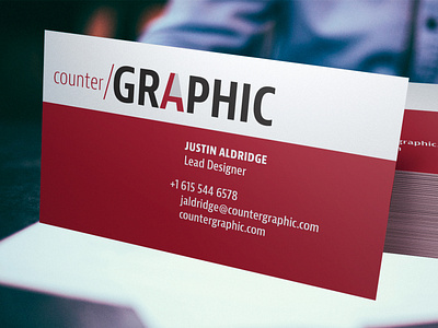 Business card project for Counter Graphic ad advertise advertisement advertizing businesscard businesscarddesign businesscards businesscardsdesign businesscollateral businessstationery callingcard callingcards collateral collateraldesign marketing printout smallbusiness