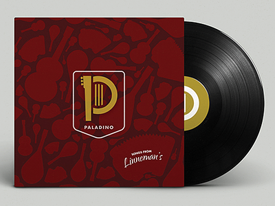 Paladino Album album design logo paladino vinyl