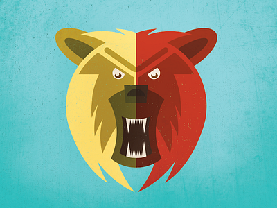 Bear Face bear icon illustration