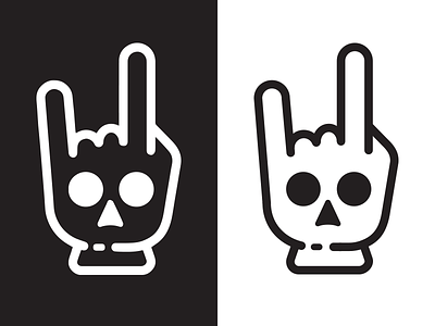 Skull Glove Logo branding devil devil hand devil horns glove hand illustration logo logo design rock skeleton skull skull and crossbones skull logo