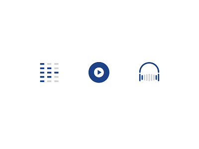 djs.com branding dj equalizer headphones illustrator logo mark music online streaming play button vector vinyl
