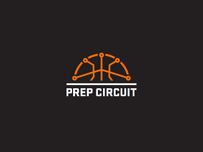 Prep Circuit basketball branding circuit logo