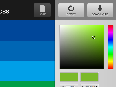 CSS Prism 1.x interface detail