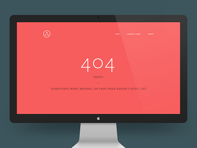 Dat 404 404 atc avondale co drew rios flat error minimal simple type typography web web design minimalist