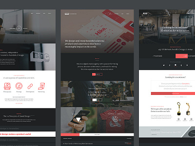 BBG — 2015 Website Direction agency brand chicago clean drew rios flat minimal modern portfolio studio ui web