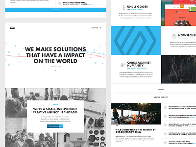 Bolt — Web Direction agency bbg chicago clean drew rios futura home modern simple studio swiss web