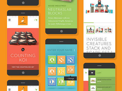 Uncle Goose — Responsive & Project digital drew rios flat interactive iphone modern responsive toys ui uncle goose web