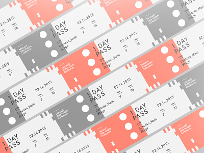 Microsoft Data Insights Tickets bi branding conference data identity microsoft minimal pattern simple ticket visualization web