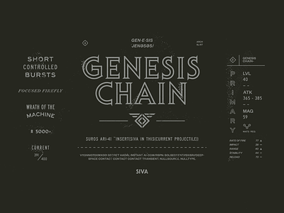 GENESIS CHAIN~