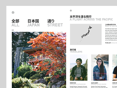 Tokyo Photo Blog 2017 blog design japan minimal multilingual photo simple tokyo tumblr typography