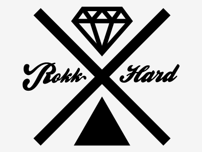 RokkHard Apparel? apparel diamond emblem hard logo rokk triangle