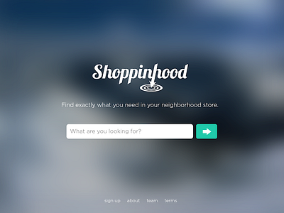 Shoppinhood shopping ux web