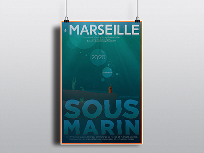 Marseille Poster poster print underwater