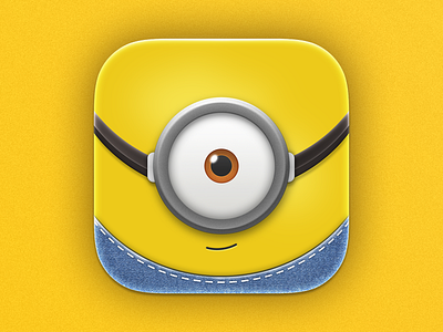 Minion iOS Icon icon illustration ios iphone minion yellow