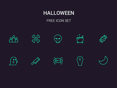 Halloween icons set - freebie freebie halloween icon