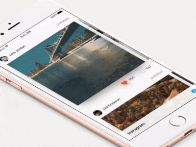 Redesign feed for Instagram - concept concept instagram ios mobile photo