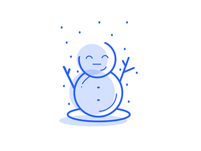 Snowman snow winter