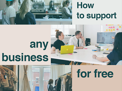 How to support business for free content marketing content strategy social media graphic design socialmedia