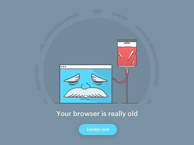 Daily Design 011 – Old browser page browser chrome error firefox ie old opera safari